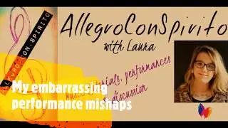 Embarrassing music performance mishaps