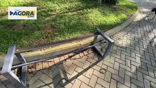 Denuncia! Moradores do bairro Aurora em I&ccedil;ara denunciam vandalismo no parque