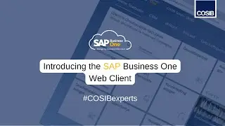COSIBexperts SAP B1 Web Client Homepage Einstellungen