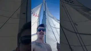 OOOOPS⛵️ #hawaii #sailboat #ocean #solosailing