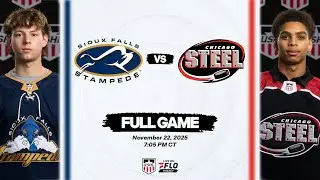 USHL FREE GAME - Sioux Falls Stampede vs Chicago Steel | Watch Live On FloHockey