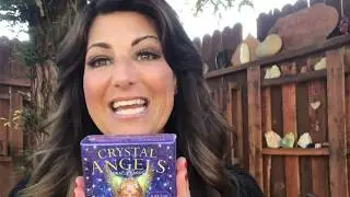 Sodalite Crystal With New Crystal Angel oracle card Reading!