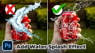 Simple, Add Water Splash Effect in Photoshop