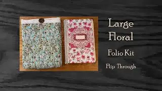 Large Flower Folio Junk Journal Kit