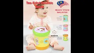 Goodway Two-Sided Dynamic Baby Kids Children Hand Clap Drum Music