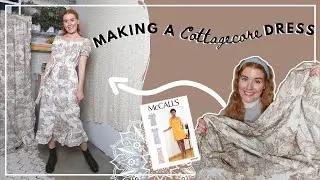 Making a Cottagecore Dress (From a Douvet)  |  Recycle & Redesign