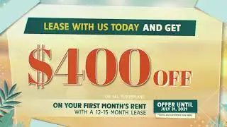Steeples Apartment Homes June & July Move-In Specials