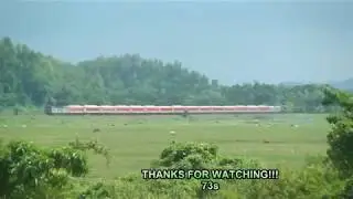 ANOTHER VIEW OF RED TRAIN AT GREEN OHILA PATHAR FLASH BACK