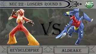 NEC 22 Pokk&eacute;n DX Off-Stream: ReyDelEmpire (Blaziken) vs Aldrake (Garchomp)