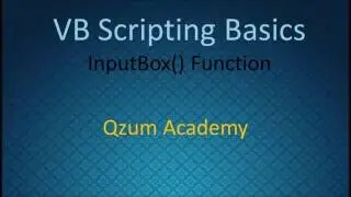 Vbscript InputBox Function