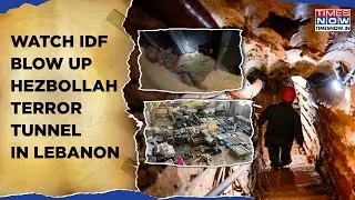 Hezbollah Terror Tunnel Goes Up In Flames: IDF's Lebanon Ops On Cam | Huge Weapons Cache Seized