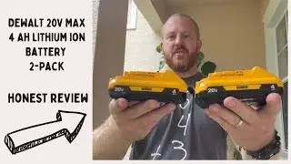 Review of DEWALT 20V Max 4 AH Lithium Ion Battery 2-PACK
