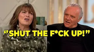Anthony Hopkins Kicked Off Lorraine Kelly's Show After Fiery Clash