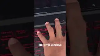 MSI fixing windows 10