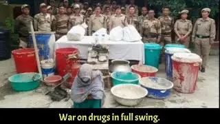 Brown sugar factory busted in a raid conducted by Thoubal Police.