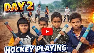 #Day 2 Vlog, #Friends ke Saath Hockey 🏑 | #viral Laptop Work Hustle 💻 #viral 