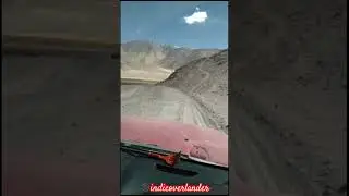I took the dirt road #indicoverlander #shorts #newshorts #thar #thar4x4 #offroad #hanle #ladakh