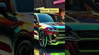 🌈 Top 3 Most Unusual Car Colors 🌈 #automobile #carcolor #car #cars