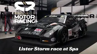 Project Motor Racing - Lister Storm GT1 Race @ Spa Francorchamps (PS5 No Commentary Gameplay)