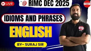 IDIOM AND PHRASES PART- 1 BY SURAJ SIR l #doa #rimc #defenceexam