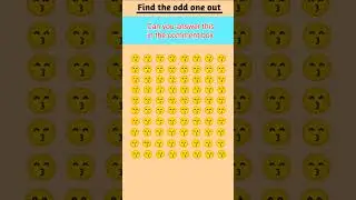 Find the odd one out emoji #48 || #shorts #youtubeshorts #shortsvideo