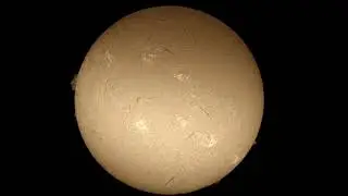 October 2023 Annular Eclipse Full Disk Prior to Event in H-Alpha