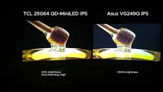TCL QD MiniLed 25G64 CONTRAST TEST