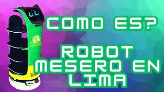 PRIMER ROBOT MESERO EN LIMA PERU? COMO ES? #lima #technology #teleautomaton #peru