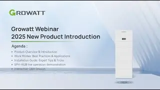 Webinar: 2025 New Product Introduction - SPH-HUB,  ALP Battery & More!