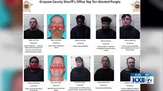 Grayson County Sheriff&rsquo;s Office releases 10 most wanted list, several arrests made