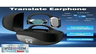 M62 Real Time Language Translator Earbuds Open Ear AI Translation Earbuds Translation
