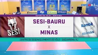 SESI-BAURU X MINAS [QUE JOG&Atilde;O] - SUPERLIGA FEMININA 2020/2021 - SEMIFINAL / JOGO 2