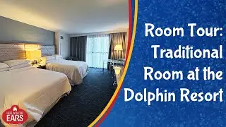 Walt Disney World Dolphin Resort Room Tour - Traditional Room with Resort View