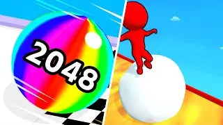 Ball Run 2048 VS Snow Race 3D - Max Level&rsquo;s Gameplay Walkthrough (Android,iOS) NEW UPDATE Ep 758