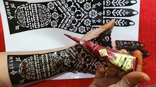 Mehndi Sticker Kese Lagate Hain | Mehandi Sticker Review | First Time Mehandi Sticker Kese Lagaye 
