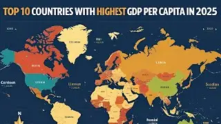 TOP TEN COUNTRIES WITH THE HIGHEST PER CAPITA GDP IN 2025 #gdp2025  #gdp #wealth