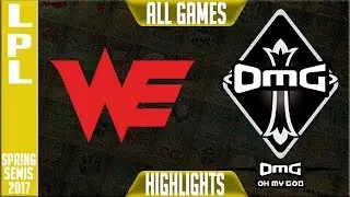 Team WE vs OMG Highlights All Games - LPL Spring Semifnals 2017 - WE vs OMG All Games