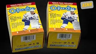 ASMR Hockey Cards: 2022 O-pee-chee blaster boxes / whispering / gum chewing