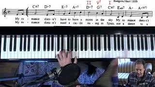 My Romance + a bunch of turnarounds | Jazz Piano College