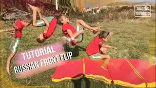 ОБУЧЕНИЕ на САЛЬТО ВПЕРЕД КОЗЛОМ | TUTORIAL on RUSSIAN front FLIP 💪👟