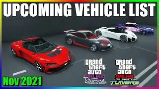 UPCOMING VEHICLE LIST - Upcoming Podium Vehicles and Upcoming Prize Ride's WEEK 46 | GTA 5 ONLINE