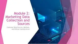 Marketing Analytics  Part 1