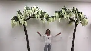 ShopWildThings Side Swept Flowering Giant Artificial Trees