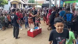 Tari ular di Metro bd29 jaranan Ngesti Budoyo
