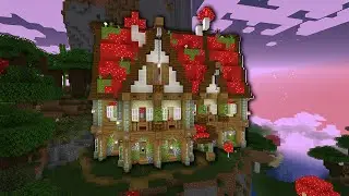 a magical mushroom village