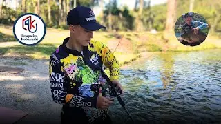 MUITO PEIXE NA ISCA DE LAGOSTIM - PESQUEIRO KOBAYASHI