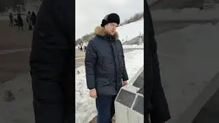 Как легко подняться по Чкаловской лестнице в Нижнем Новгороде,  февраль 2024 г.