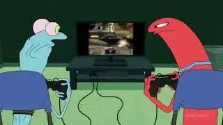 Smiling Friends | Season 2 Episode 3 Clip - Allan plays Burnout Revenge on the PS2 with the landlord