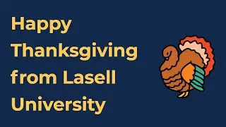 Happy Thanksgiving from Lasell University