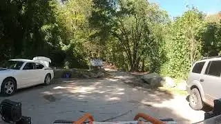 Ride Royal Blue Sundquist Oct 2025 P#6 leaving LaFollette on trail 19 (walnut mountain)